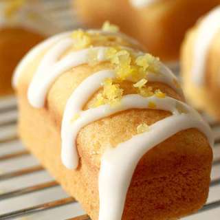 Vegan Mini Lemon Loaf Cakes