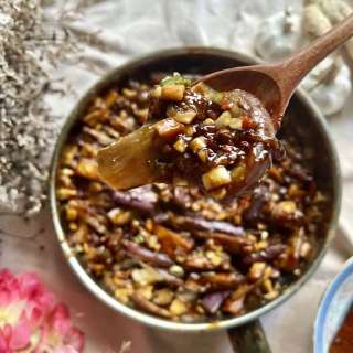 Easy Spicy Chinese Eggplant Recipe (Vegan)