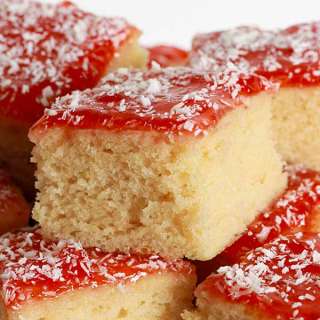 Vegan Jam and Coconut Sponge