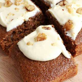 Vegan Coffee and Walnut Cake