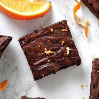 Vegan Chocolate Orange Brownies
