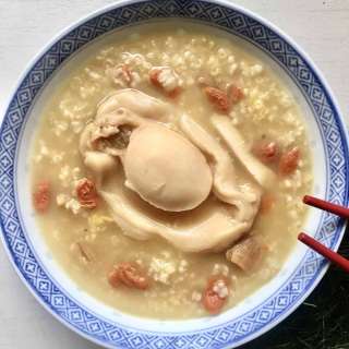 Easy Chinese Canned Abalone Porridge