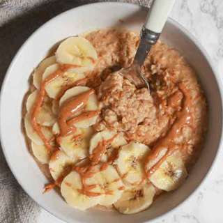 Peanut Butter Porridge (Dairy-Free, Vegan)