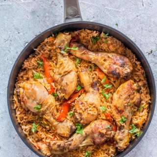 Baked Chicken Jollof Rice