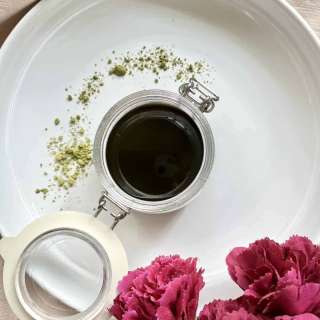 Easy Matcha Simple Syrup (Green Tea Syrup)