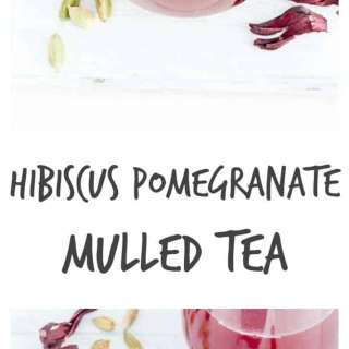 Hibiscus Pomegranate Mulled Tea - West African Flavours
