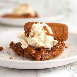 Sticky Vegan Biscoff Pudding