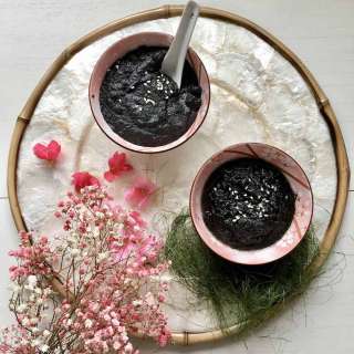 Easy Black Sesame Soup Dessert