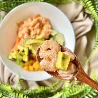 Easy Shrimp Poke Bowl