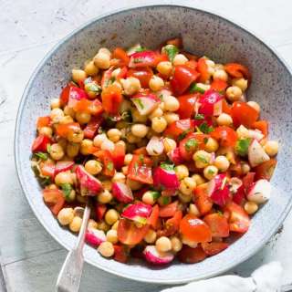 Spiced Instant Pot Chickpeas Salad