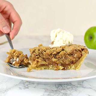 Vegan Dutch Apple Pie (Apple Crumble Pie)