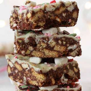 Vegan Christmas rocky road