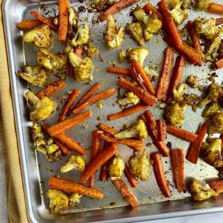 Roasted Cauliflower and Carrots
