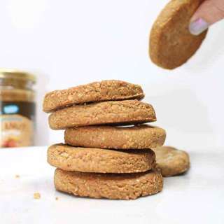 3-Ingredient Peanut Butter Cookies (No Egg, Gluten-Free, Dairy-Free)