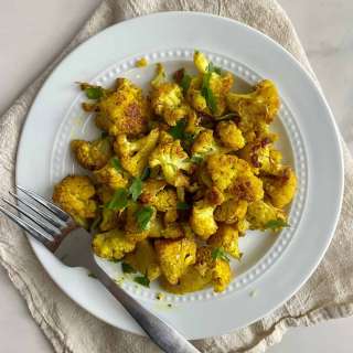 Indian Roasted Cauliflower