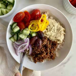 Mediterranean Hummus Bowl