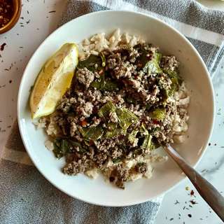 Lebanese Grape Leaves Bowl