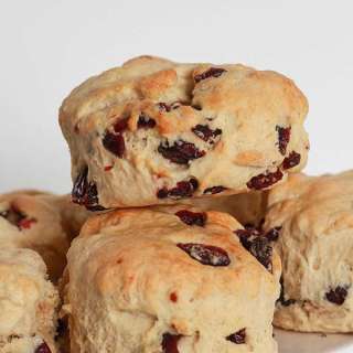 Vegan Dried Cranberry Scones