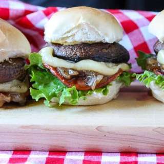 Portabella Mushroom Sliders – Canadian Style