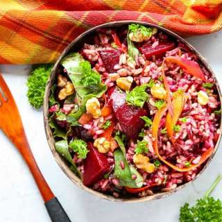 Wild Rice & Roasted Beet Salad