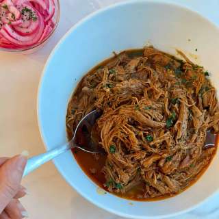 Slow Cooker Pulled Beef Tacos