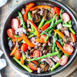 Steak & Asparagus Stir Fry