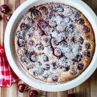 Cherry Almond Clafoutis