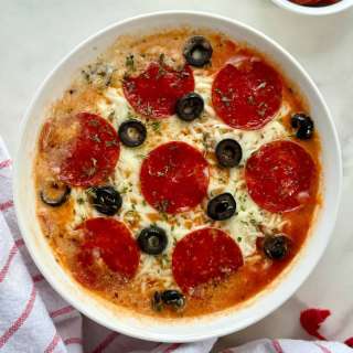 Cottage Cheese Pizza Bowl