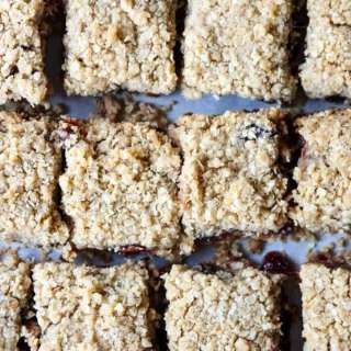 Cranberry Date Squares