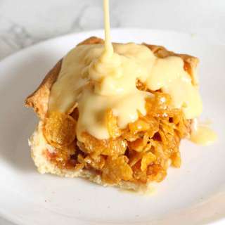 Old School Cornflake Tray Bake With Jam And Golden Syrup