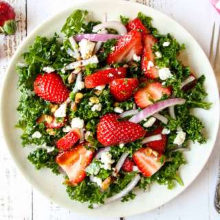 Strawberry Kale Salad