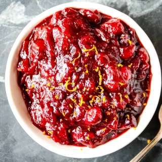 Grand Marnier Cranberry Sauce