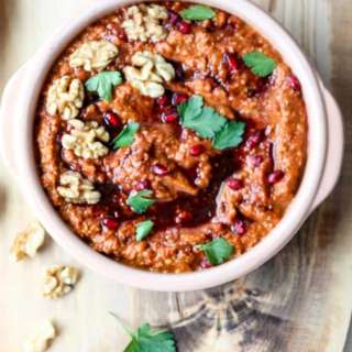 Muhammara Recipe - Roasted Red Pepper Dip