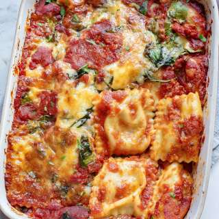 Ravioli Bake