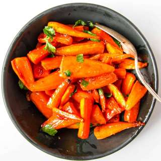 Brown Sugar Roasted Carrots