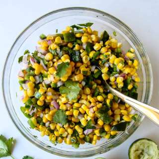 Roasted Chili Corn Salsa (Chipotle Copycat)