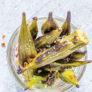 Crispy Roasted Okra