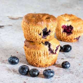 Easy Vegan Blueberry Muffins