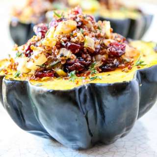 Air Fryer Acorn Squash (Stuffed)