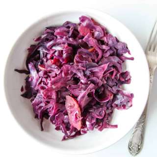 Braised Red Cabbage & Apples