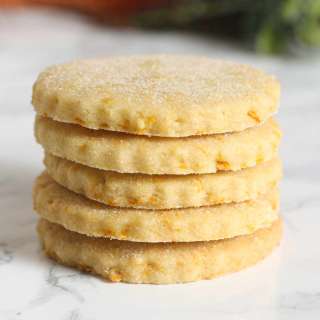 BEST Orange Shortbread Biscuits