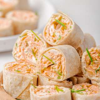 Buffalo Chicken Pinwheels