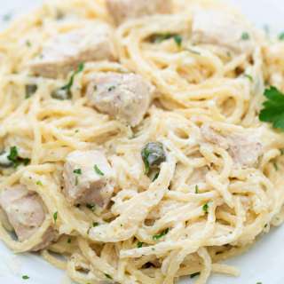 Instant Pot Chicken Alfredo Pasta