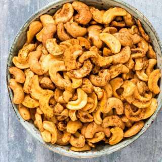 Spicy Roasted Cashew Nuts