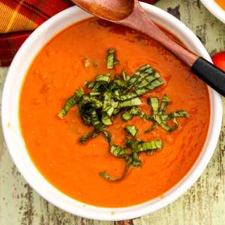 Roasted Tomato Basil Soup