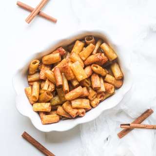Air Fryer Pasta Chips (Churros style)