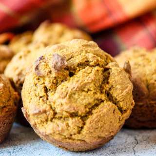 Oat Flour Pumpkin Muffins
