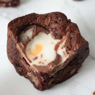 Easy Creme Egg Brownies