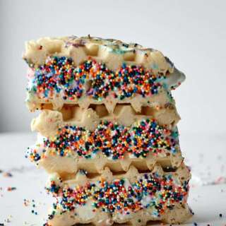 Waffle Ice Cream Sandwich