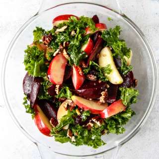 Kale and Beet Salad with Apples
